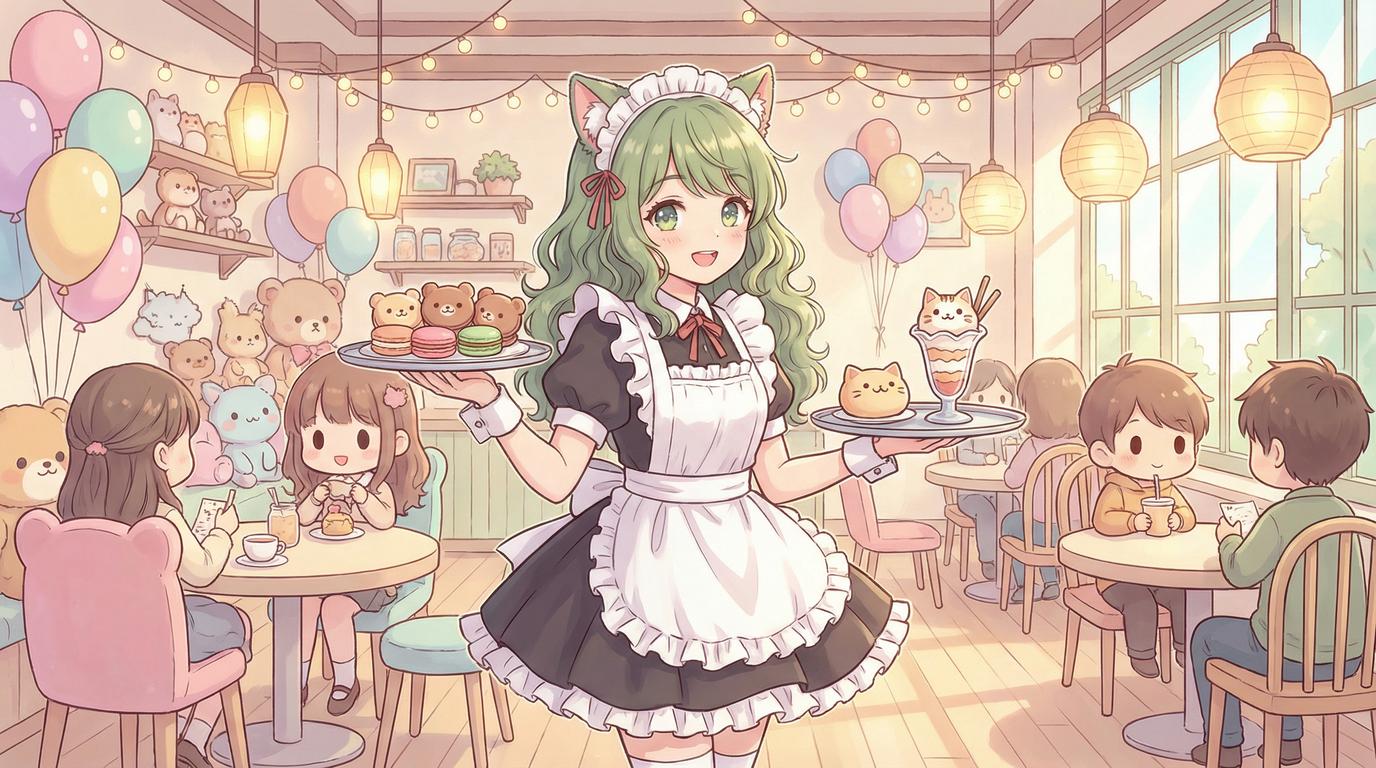 草莓视频猫咖女仆cosplay视频